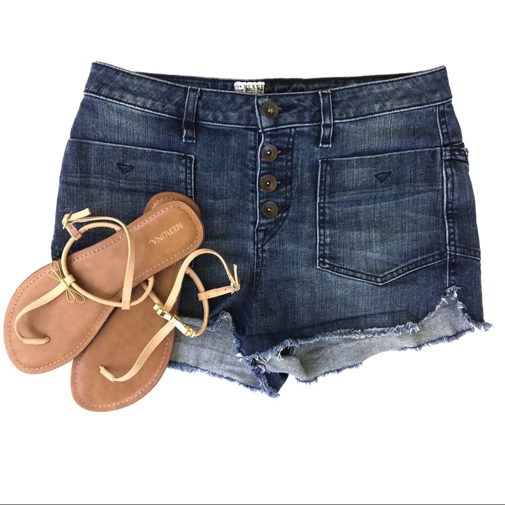 Volcom High Waisted Cutoff Shorts